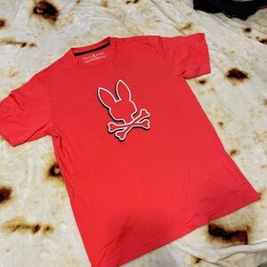 Psycho Bunny Vibrant Red Kids Tee